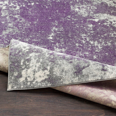 Image of Surya Aberdine Modern Medium Gray, Dark Purple, Cream Rugs ABE-8026