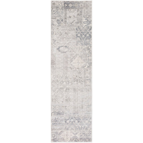 Image of Surya Amadeo Traditional Silver Gray, Medium Gray, Ivory Rugs ADO-1001