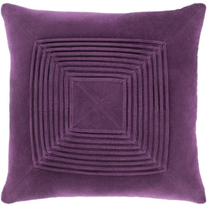 Surya Akira Texture Dark Purple Pillow Cover AKA-009-Wanderlust Rugs