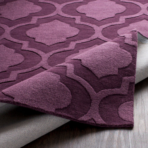 Image of Surya Central Park Modern Eggplant Rugs AWHP-4013