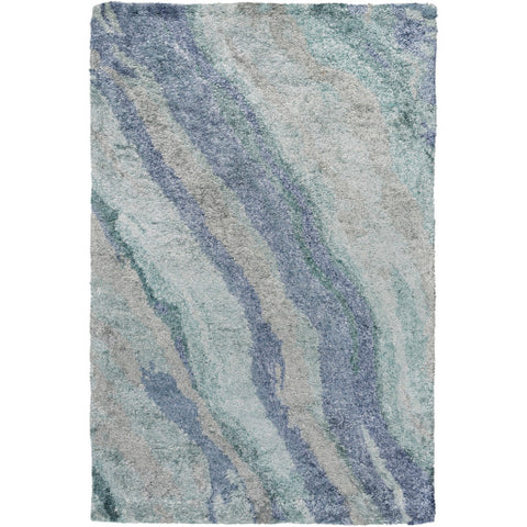 Image of Surya Gemini Modern Sea Foam, Teal, Emerald, Pale Blue, Medium Gray Rugs GMN-4039