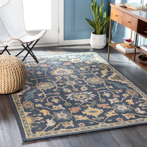 Image of Surya Joli Traditional Charcoal, Butter, Tan, Taupe, Camel, Sage, Teal Rugs JOI-1003