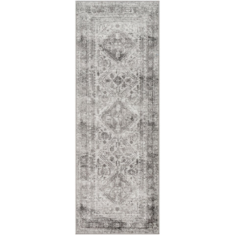 Image of Surya Monte Carlo Traditional Light Gray, White, Charcoal Rugs MNC-2314