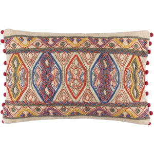 Surya Marrakech Bohemian/Global Aqua, Bright Orange, Cream, Dark Purple, Emerald, Grass Green Pillow Kit MR-005-Wanderlust Rugs