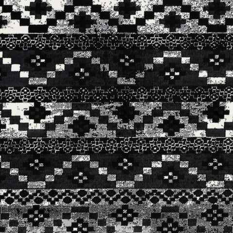 Image of Surya Mumbai Global Black, Medium Gray, White Rugs MUM-2320