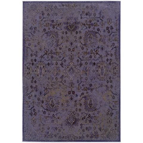 Image of Oriental Weavers Revival 3692E 1'10" X 3' 3" Casual Purple Beige Oriental Rug-Wanderlust Rugs