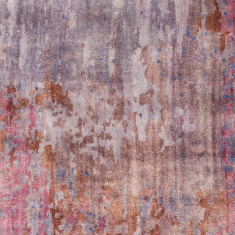 Image of Surya Watercolor Modern Dark Purple, Medium Gray, Mauve, Navy, Lilac, Camel Rugs WAT-5003