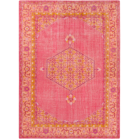 Image of Surya Zahra Traditional Bright Pink, Coral, Saffron, Bright Purple, Garnet, Terracotta Rugs ZHA-4005