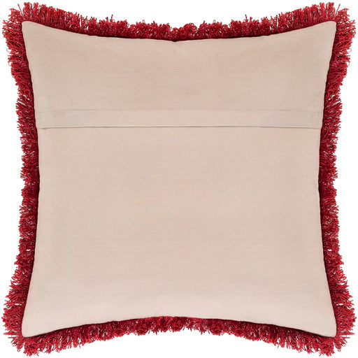 Surya Walai Bohemian/Global Bright Red, Ivory, Dark Blue, Khaki Pillow Cover WLA-003-Wanderlust Rugs