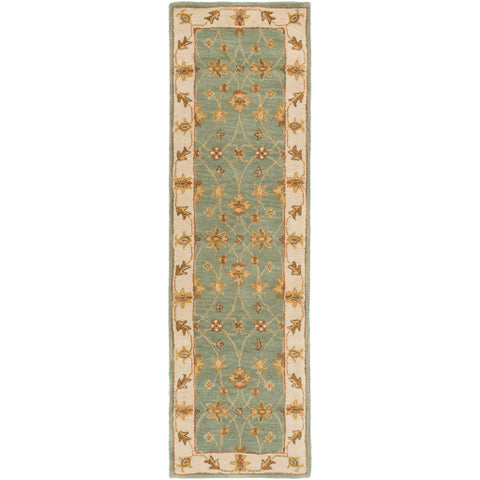 Image of Surya Middleton Traditional Dark Green, Grass Green, Khaki, Clay, Camel, Moss, Sage Rugs AWHR-2058