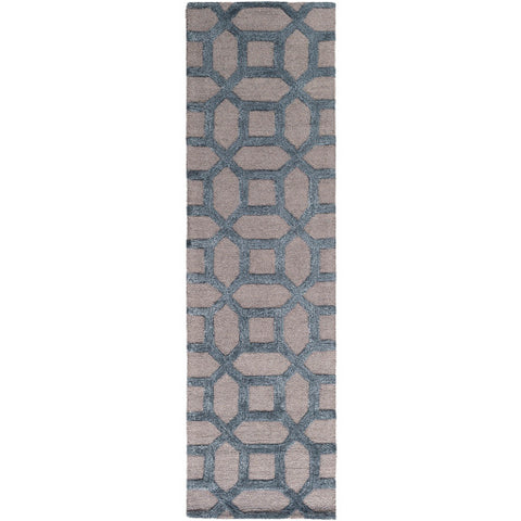 Image of Surya Arise Modern Medium Gray, Navy, Sky Blue Rugs AWRS-2128