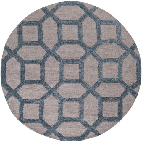 Image of Surya Arise Modern Medium Gray, Navy, Sky Blue Rugs AWRS-2128