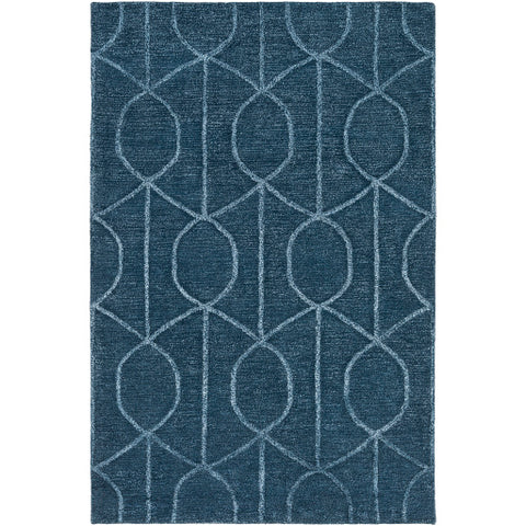 Image of Surya Urban Modern Navy, Pale Blue Rugs AWUB-2165