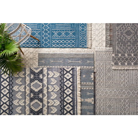 Image of Surya Cheyenne Global Cream, Medium Gray, Charcoal Rugs CHY-2303