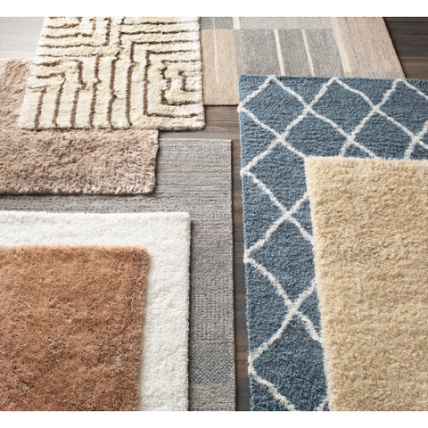 Image of Surya Galaxy Shag Modern White Rugs GYS-4500