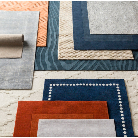 Image of Surya Etching Modern Burnt Orange Rugs ETC-5002