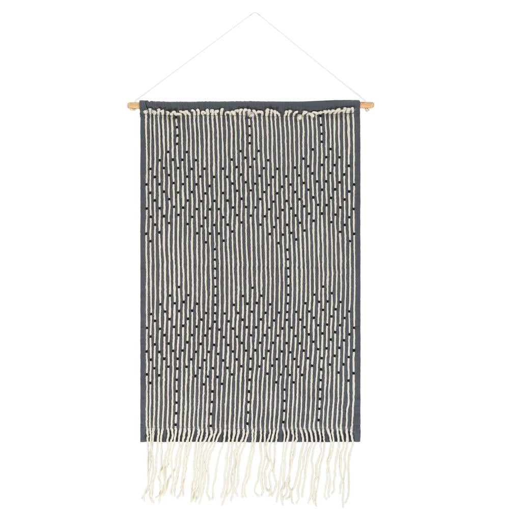 Surya Amare Modern Medium Gray, Cream, Black Wall Hangings AAE-1000-Wanderlust Rugs