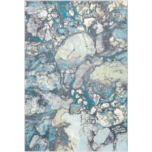 Surya Aberdine Modern Aqua, Teal, Olive, Medium Gray, Charcoal Rugs ABE-8014