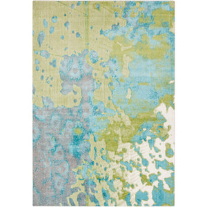 Surya Aberdine Modern Aqua, Teal, Olive, Medium Gray, Charcoal Rugs ABE-8015