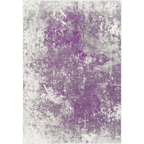 Image of Surya Aberdine Modern Medium Gray, Dark Purple, Cream Rugs ABE-8026