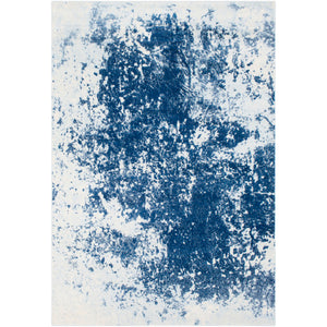 Surya Aberdine Modern Bright Blue, Pale Blue, Navy, Cream Rugs ABE-8027