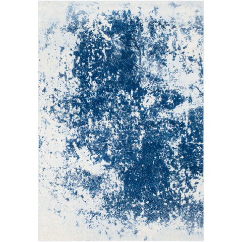 Image of Surya Aberdine Modern Bright Blue, Pale Blue, Navy, Cream Rugs ABE-8027