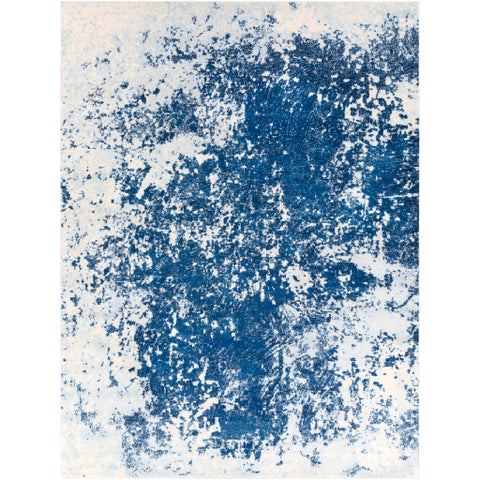 Image of Surya Aberdine Modern Bright Blue, Pale Blue, Navy, Cream Rugs ABE-8027