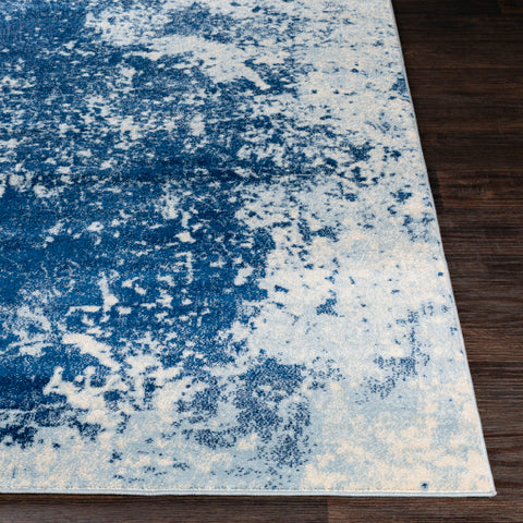 Image of Surya Aberdine Modern Bright Blue, Pale Blue, Navy, Cream Rugs ABE-8027