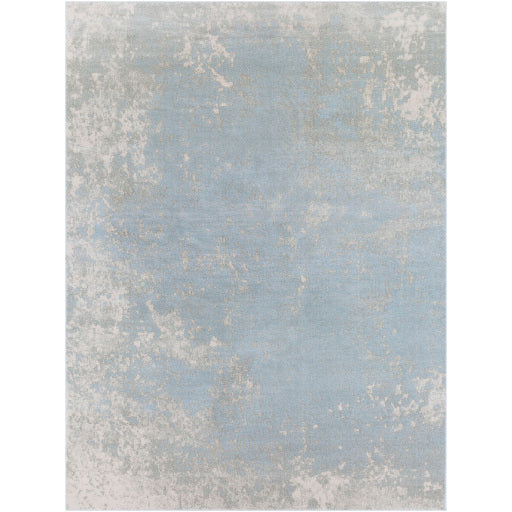 Surya Aberdine Modern Pale Blue, Light Gray, Cream Rugs ABE-8028