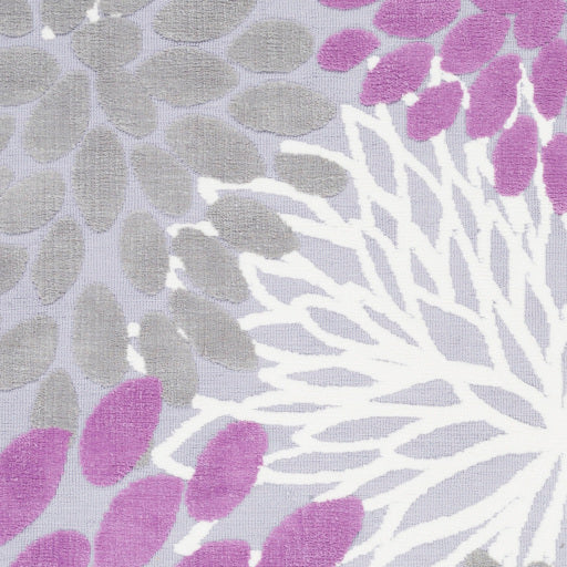 Surya Abigail Modern Bright Purple, Lavender, Medium Gray, White Rugs ABI-9055