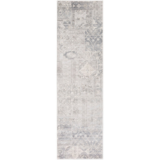 Surya Amadeo Traditional Silver Gray, Medium Gray, Ivory Rugs ADO-1001
