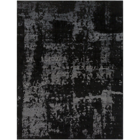 Image of Surya Amadeo Modern Black, Light Gray Rugs ADO-1002
