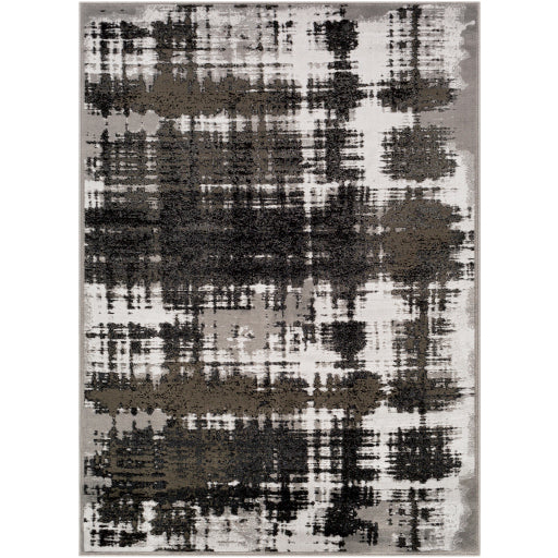 Surya Amadeo Modern Charcoal, Medium Gray, Black, Taupe Rugs ADO-1017