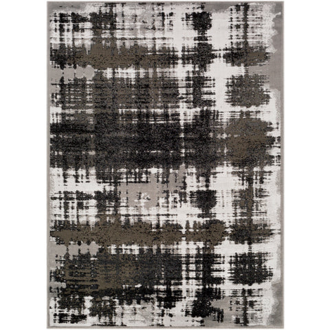 Image of Surya Amadeo Modern Charcoal, Medium Gray, Black, Taupe Rugs ADO-1017