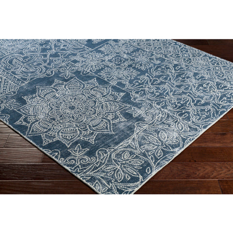 Image of Surya Antigua Global Navy, Cream Rugs AGA-1001