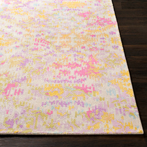 Image of Surya Antigua Global Lilac, Bright Pink, Beige, Bright Purple, Olive, Bright Yellow, Camel Rugs AGA-1008