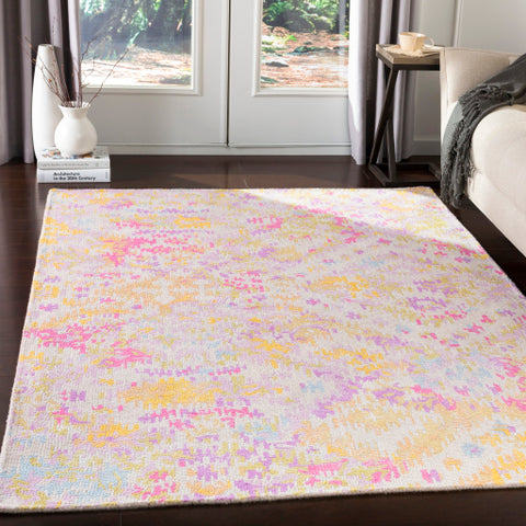 Image of Surya Antigua Global Lilac, Bright Pink, Beige, Bright Purple, Olive, Bright Yellow, Camel Rugs AGA-1008