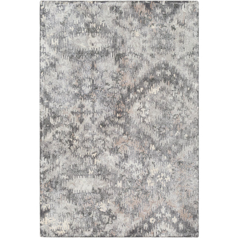 Image of Surya Antigua Global Charcoal, Medium Gray, Light Gray, Cream, Taupe Rugs AGA-1010