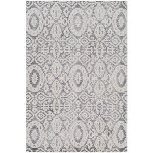 Surya Antigua Global Charcoal, Cream, Pale Blue Rugs AGA-1012