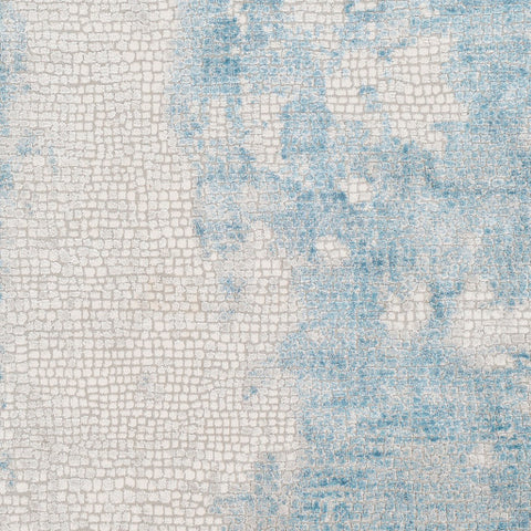 Image of Surya Aisha Modern Sky Blue, Medium Gray, Light Gray, White Rugs AIS-2301