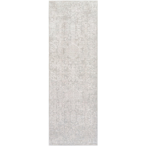 Surya Aisha Traditional Light Gray, White Rugs AIS-2306