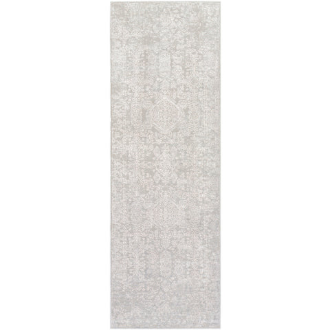 Image of Surya Aisha Traditional Light Gray, White Rugs AIS-2306