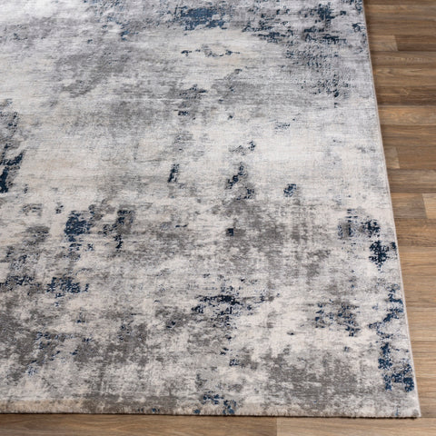 Image of Surya Aisha Modern Charcoal, Light Gray, Dark Blue, White Rugs AIS-2314