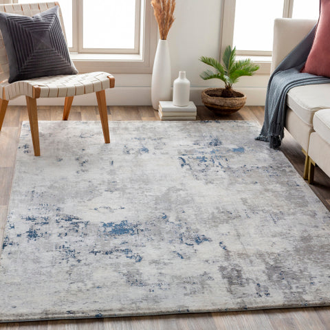 Image of Surya Aisha Modern Charcoal, Light Gray, Dark Blue, White Rugs AIS-2314