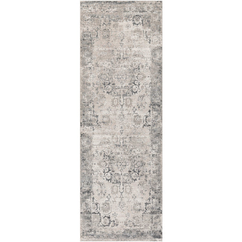 Image of Surya Aisha Modern Taupe, Ivory, Charcoal, Medium Gray, Silver Gray Rugs AIS-2316