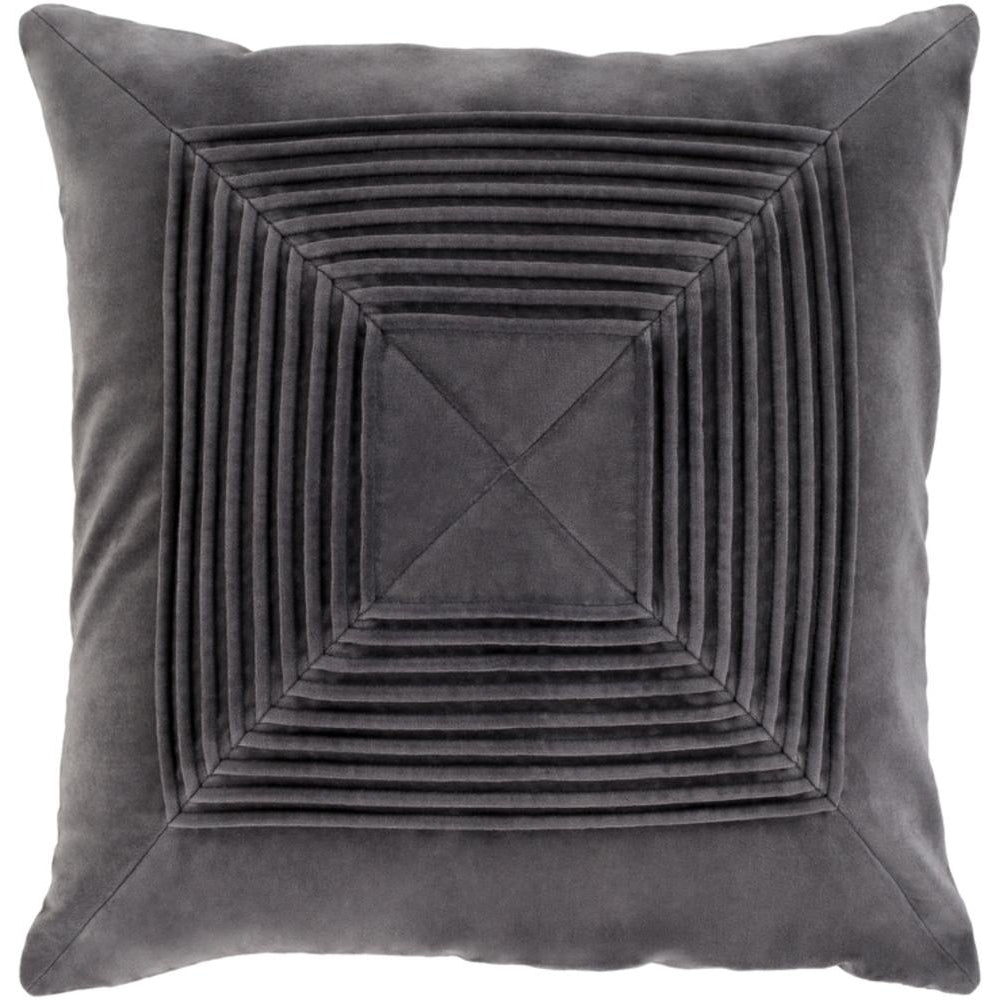 Surya Akira Texture Charcoal Pillow Kit AKA-004-Wanderlust Rugs