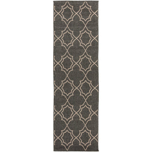 Surya Alfresco Cottage Black, Camel Rugs ALF-9590