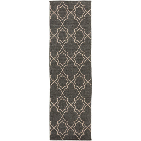 Image of Surya Alfresco Cottage Black, Camel Rugs ALF-9590