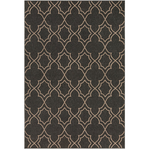 Image of Surya Alfresco Cottage Black, Camel Rugs ALF-9590