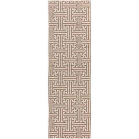 Image of Surya Alfresco Modern Camel, Cream Rugs ALF-9599